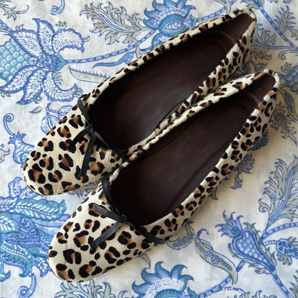 Huis Clos Calf Hair Flats